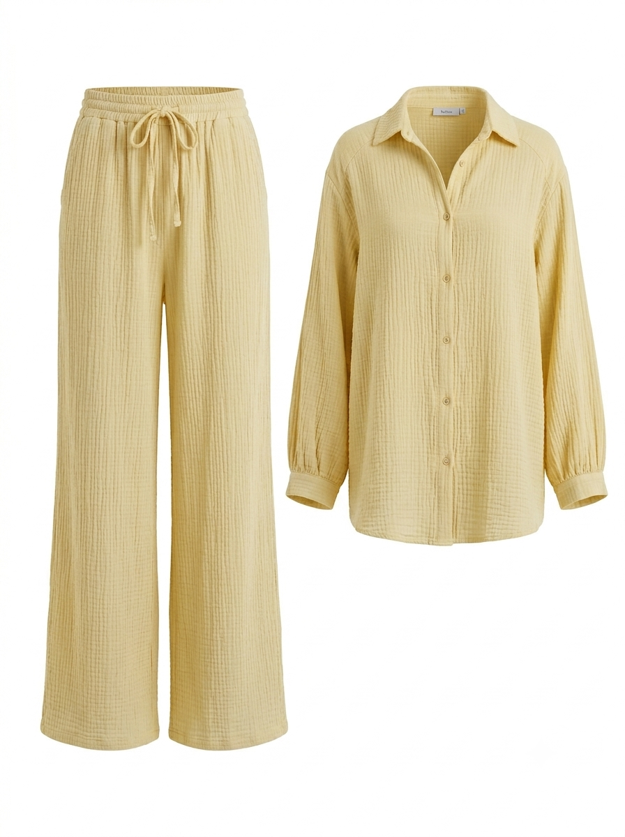 Musselin Hose Set