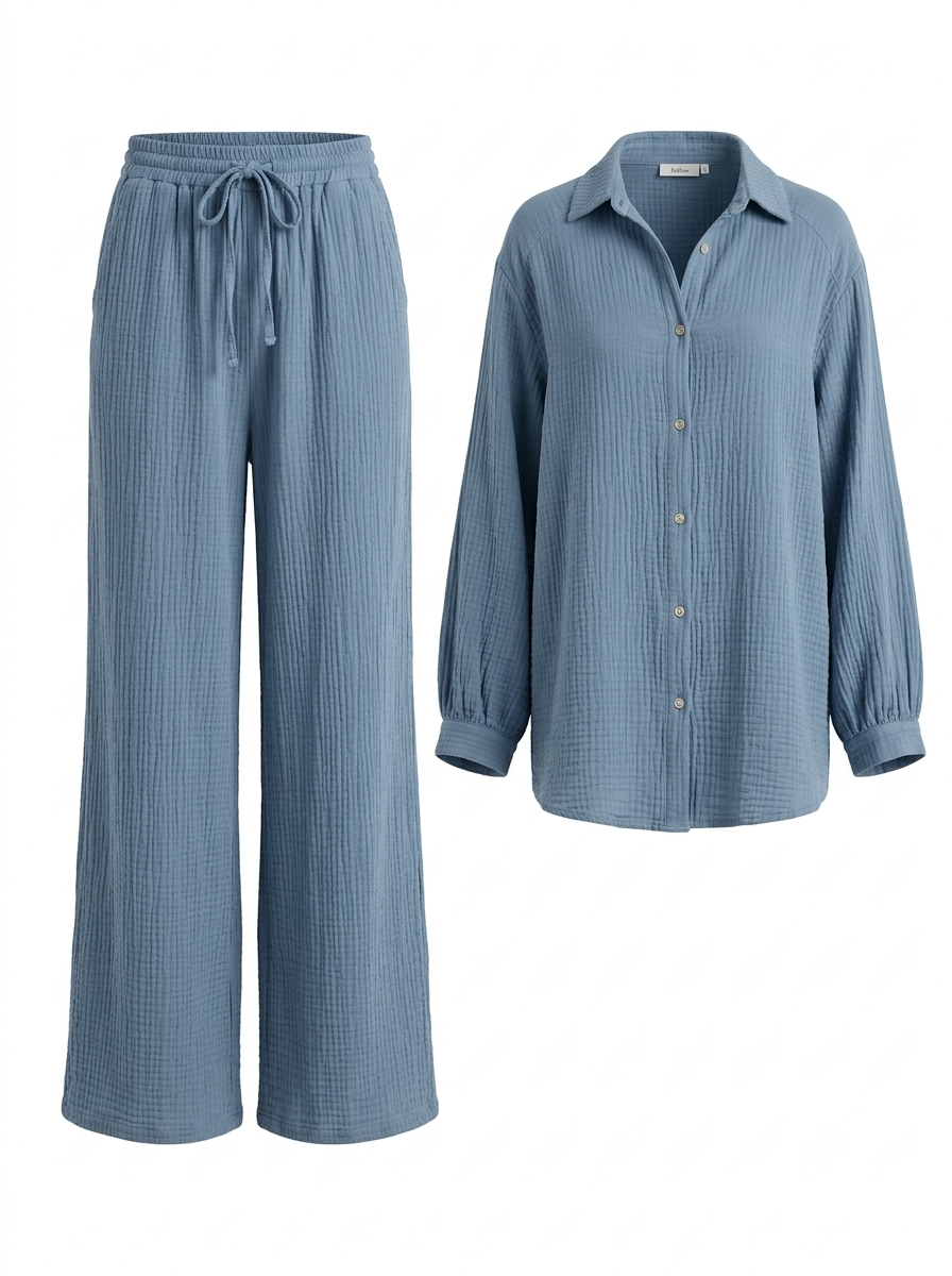 Musselin Hose Set