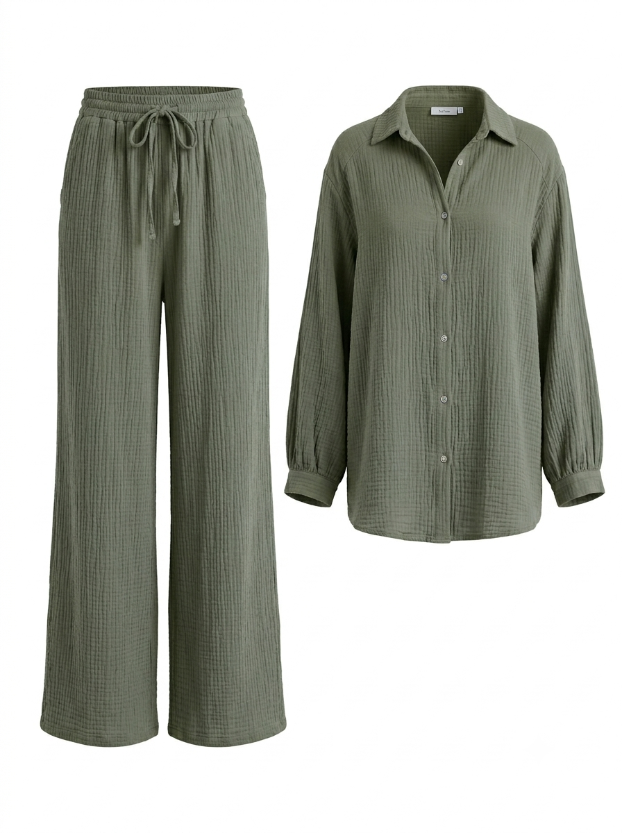 Musselin Hose Set