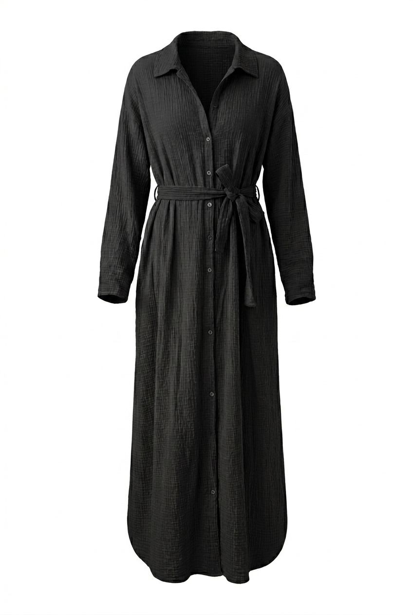 Musselin Kap Kleid